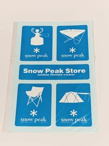 snow peak Snow Peak sticker unused goods 