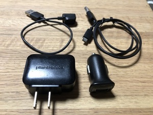 プラントロニクス Voyager Legend Voyager Edge Voyager 5200 USB 充電ケーブル ACアダプター シガーソケット 車