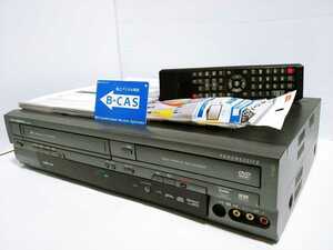 簡単ダビング★メンテナンス済★DXアンテナDXR160V　VHS一体型DVDレコーダー VHS⇔DVDダビング！リモコン説明書あり！