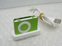 PK01130S★Apple★iPod shuffle 1GB グリーン★Dock付★A1204★ジャンク★_画像1