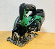 HIKOKI 125mmコードレス丸のこ C14DBL 14.4V /インパクトドライバ 3台WH14DDL/WH14DBAL2/WM14DBL と充電器セット動作確認済み。。_画像3