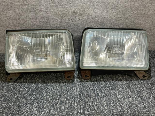 ボンゴブローニィ KC-SR5AM 純正 ヘッドランプ 左右セット 動作確認済 (SREAV/SR59V/SR5AV/SKE6V/SK54V/SK56/SK5HV/SK5HM/ライト/レンズ