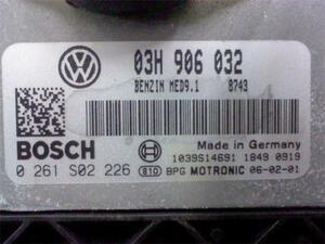 VW Volkswagen Passat GH-3CAXZF оригинальный компьютер двигателя -ECU рабочее состояние подтверждено 