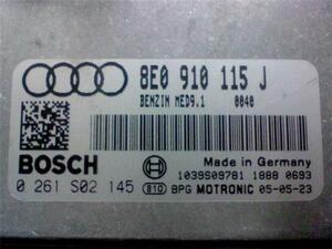  Audi A4 GH-8EBGBF original engine computer - key attaching BGB 6AT 8E0990990 operation verification settled (ECU