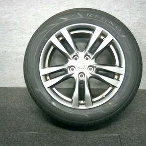 ブリヂストン REGNO レグノ GRVⅡ 225/55R18 18年製 エルグランド PNE52 純正 ホイール 18x7.5J+55 114.3-5H 夏タイヤホイール 1本の画像1