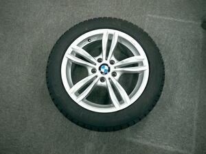 トーヨー GARITGIZ 225/50R17 17年製 BMW 3シリーズ 3B20 純正 17x7.5J+37 120-5H 冬タイヤホイール 1本