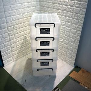 5個セット　JEJアステージ 収納ボックス 日本製 収納 収納ケース 収納ボックス NCボックス #22 積み重ね [幅38×奥行54.5×高さ18cm]