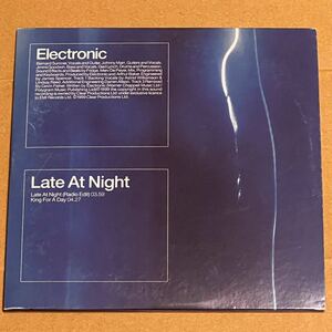 ELECTRONIC Late At Night '99年発売 EU盤CD 724388732123 紙ジャケ Minimax CD仕様 状態良好