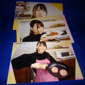 cookpadLive 千春 アゲアゲキッチン ブロマイド デミハンバーグカツ ナナブンノニジュウニ