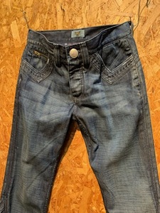 メンズ パンツ ANTIK DENIM アンティック デニム ジーンズ 加工 インディゴ 小さい サイズ FD768TC/ W29 全国一律送料520円