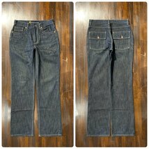 メンズ パンツ NAUTICA JEANS ノーティカ デニム ジーンズ 加工 インディゴ FD806 / W30 全国一律送料520円_画像2