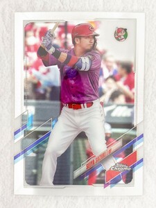 ☆ TOPPS CHROME NPB 2021 ベースボールカード 139 広島東洋カープ 鈴木誠也 ☆