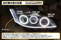ノア７０系前期 SMD LED イカリング 白発光 ZRR70 アイライン デイライト トヨタ エンジェルアイ_画像5