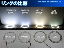 ★トヨタ VOXY R80系 前期用 SMD LED 6000K 最強イカリング エンジェルアイ ２万台以上の販売実績　ZRR80W ZRR85W ヴォクシー デイライト_画像7