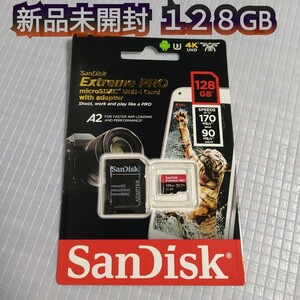 新品microsdカード 128GB SanDisk サンディスク microSDXC U3 V30 4K Extreme Pro