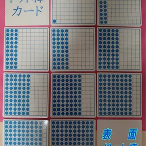 【新品】【0歳から始める】ドット棒カード【0~100】ラミネート加工 袋付き