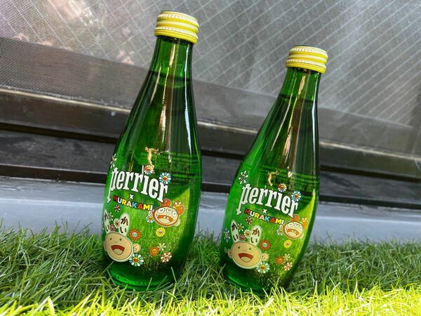 ペリエ　perrier 村上隆　限定品　デコペリエ　330mlガラス瓶 2本セット