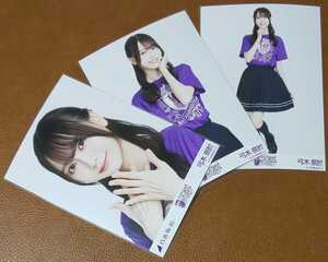 乃木坂46 弓木奈於 10thBDライブTシャツ紫ver. 生写真 ヨリ チュウ ヒキ 三種 コンプ バスラT 10th YEAR BIRTHDAY LIVE