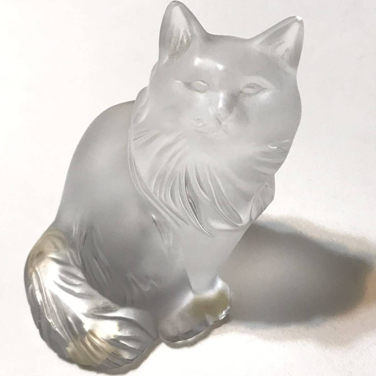即日発送】 LALIQUE 猫の置物 econet.bi