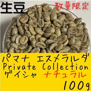 【コーヒー生豆】パナマ エスメラルダ ゲイシャ ナチュラル 100g