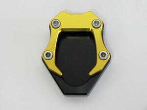 Ninja400 Ninja250 2018- Z250 Z400 2018-2022 CNC加工 サイドスタンドプレート 金【代引不可】【pl-nj4-1】