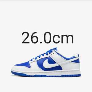 26.0cm NIKE Nike Dunk Low Racer Blue and White Reverse Kentucky snkrs ナイキ ダンク ロー US8.0