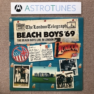 傷なし美盤 ビーチ・ボーイズ Beach Boys 1977年 LPレコード '69 The Beach Boys Live In London プロモ盤 国内盤