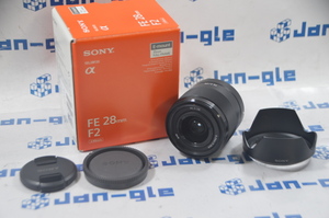 Ω SONY FE 28mm F2 SEL28F20 レンズ 格安1円スタート!! コンパクトで扱いやすい!! この機会にいかがでしょうか!! 関西発送 J413927 P