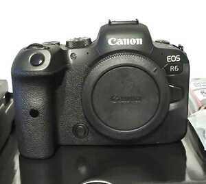 Canon キヤノン EOS R6 ボディ バッテリー シャッター数極わずかです。マップカメラ購入 メーカー保証残り3か月以上 レンズマップ付き