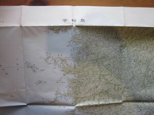 古地図　宇和島　２０万分の1地勢図◆昭和６３年◆高知県　愛媛県　大分県