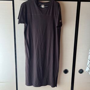 新品 未使用 FRUIT OF THE LOOM Tシャツワンピース ブラウン
