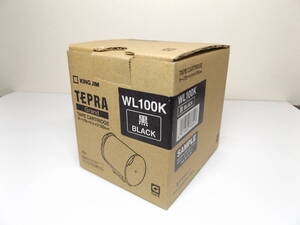 未使用 キングジム WL100K 黒 100mm 15m テプラ Grand