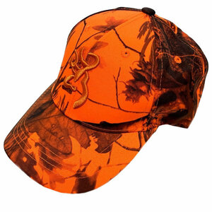 BROWNING ブローニング キャップ 帽子 狩猟オレンジ色
