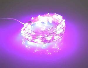 ZAZ イルミネーション (100球 / 10m, ピンク) USB電源 フェアリーライト ジュエリーライト LED スイッチ付き