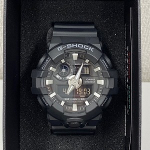 【44956】カシオ/Casio G-SHOCK ジーショック GA-700 クォーツ 腕時計 ブラック 現状品
