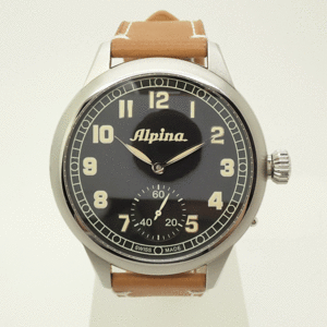 アルピナ AL435B4SH6 手巻 アビエーション へリテージ パイロット 1883本限定 アウトレット メンズ 腕時計 ハンターケース