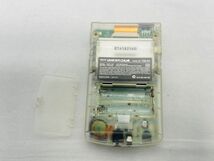 Nintendo 任天堂 GBC 本体 ゲームボーイカラー クリア CGB-001 動作確認済 II-220424014_画像3