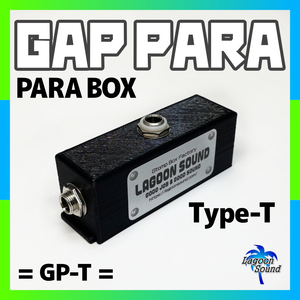 GP-T】GAP PARA T《 信号を２つに分ける:Yケーブル代用品 》=T=【TS Jack ⇔ TS Jack ⇔ TS Jack】軽量:極小 (mono仕様/YBOX) #LAGOONSOUND