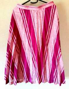 スカート 紫 フレアスカート ギャザースカート 日本製 ロングスカート 裏地付き パープル 膝下丈 レディース 大きいサイズ W69