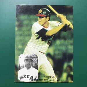 1976 year Calbee Professional Baseball card 76 year 310 number Japan ham thousand wistaria Star to ..[ control NO:5-23]