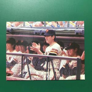 1978年　カルビー　プロ野球カード　78年　巨人　長島　　　　　　【管理NO:5-69】
