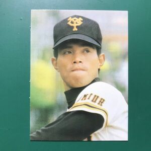 1979年　カルビー　プロ野球カード　79年　4月　7位　巨人　河埜　　　　　【管理NO:5-69】