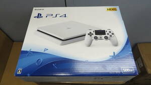 PlayStation 4 グレイシャー・ホワイト 500GB (CUH-2100AB02) 【メーカー生産終了】　未使用品