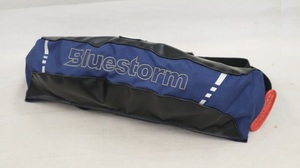 自動膨張式ライフジャケット ウエストタイプ フリーサイズ ブルー 小型船舶（フィッシング）用救命具 ブルーストーム