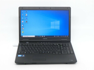 中古/15.6型/ノートPC/Windows10/爆速新品SSD256/4GB/Cel　B815/TOSHIBA　B451/E新品無線マウス/無線WIFI/テンキーoffice搭載