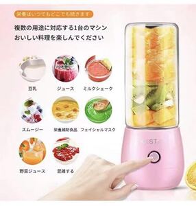 ジューサー ミキサー 野菜 離乳食用 type-c充電ポート 日本語取扱説明書