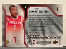 HOT/99枚限定 Auto 09 Kyle Lowry カイル・ラウリー NBA 直筆 サイン バスケ Heat ヒート Rockets Panini ユニフォーム ラプターズ 優勝_画像2