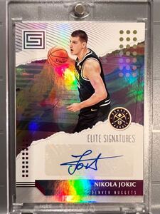 HOT Foiled Auto 18 Panini Elite Nikola Jokic ニコラ・ヨキッチ NBA 直筆 サイン Nuggets ナゲッツ ユニフォーム バスケ All-star MVP