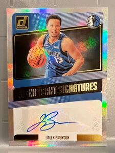 SSP Foiled RC Auto 18-19 Panini Jalen Brunson ジャレン・ブランソン 直筆 ルーキー サイン ユニフォーム NBA マブス Mavs バスケ 大活躍