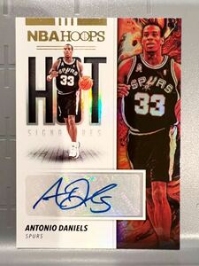 激レア名選手 Auto 19 Panini Antonio Daniels アントニオ・ダニエルズ NBA 直筆 サイン Spurs スパーズ ユニフォーム Panini 1999優勝